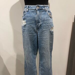 American Eagle Mom straight Jeans 12 Xshort